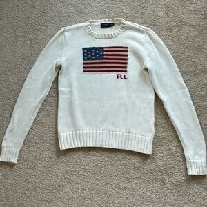 Polo by Ralph Lauren Flag Sweater, size M, EUC